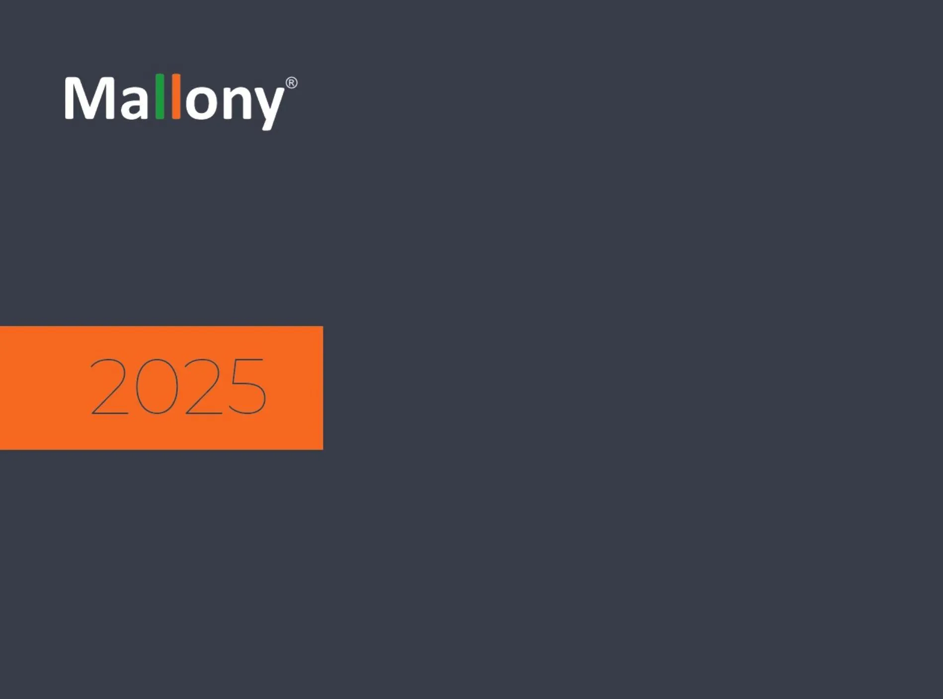 Каталог Mallony на 2025 год.