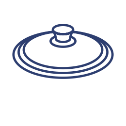 Крышки с силикон. ободком универсальные (мультиразмер)