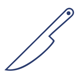 Ножи цельнометаллические из нержавеющей стали